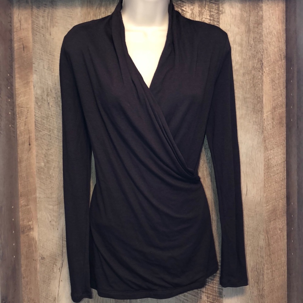Banana Republic draped long sleeve top
